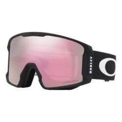 Skibrille Oakley Line Miner XM Matte Black Mit Prizm-Snow-Hi-Pink-Iridium-Scheibe