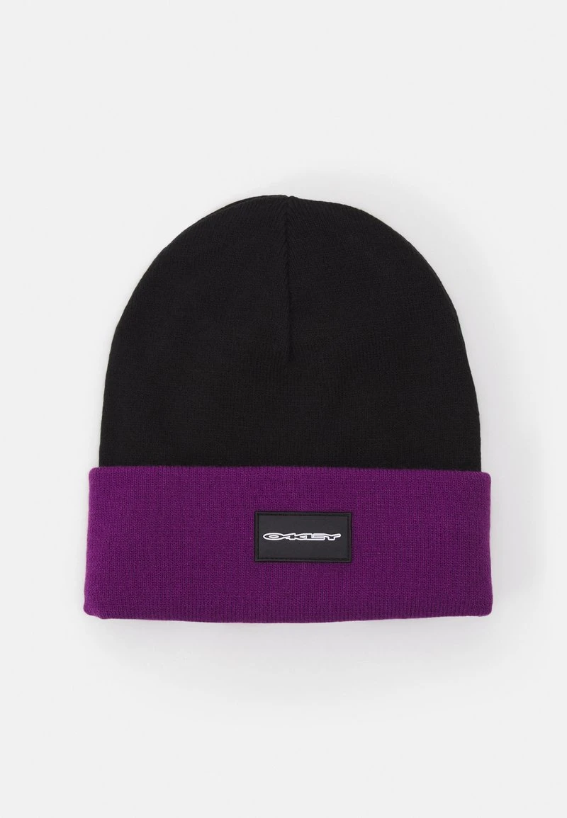 Oakley STRETCH LOGO BEANIE UNISEX - Mütze - Blackout/ultra Purple 3 Oakley STRETCH LOGO BEANIE UNISEX - Mütze - Blackout/ultra Purple