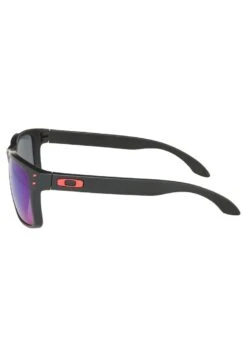 Oakley HOLBROOK UNISEX - Sonnenbrille - Matte Black/positive Red Iridium -Oakley 3f2bb0040ea74145a0c3b86bf52b5f66