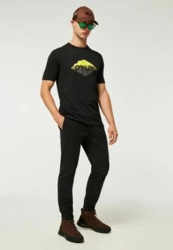 Oakley ROUGH EDGE B1B - T-Shirt Print - Blackout -Oakley 48afb9a673ae4b3290ba9440cd455034
