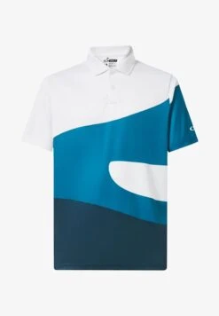 Oakley GOLFPOLO REDUCT WAVE - Poloshirt - Aurora Blue -Oakley 4cb9e215e6a44c6f9ce7daabf46f92ab
