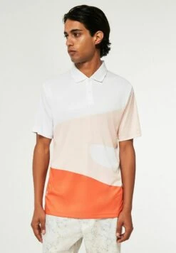 Oakley GOLFPOLO REDUCT WAVE - Poloshirt - Soft Orange -Oakley 5f55da4848e24dd19ecc4dabde10255a 1