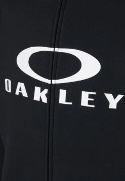 Oakley BARK HOODIE - Sweatjacke - Black/white -Oakley 6c6b8cc37d0340d7932bd230bc5d21a6