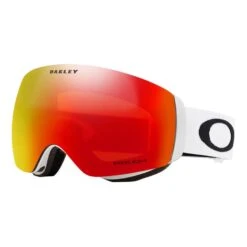 Skibrille Oakley Flight Deck XM Matte White Mit Prizm Torch Gläser