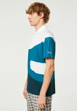 Oakley GOLFPOLO REDUCT WAVE - Poloshirt - Aurora Blue -Oakley 8c9b8aa143d643c58f9328db5d76b9b9