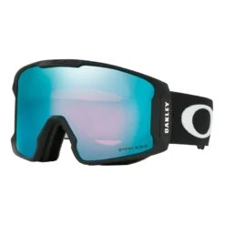 Skibrille Oakley Line Miner Schwarz Mit Prizm Sapphire Iridium Gläsern