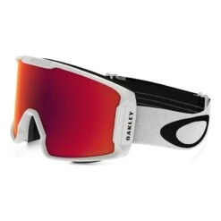 White Oakley Line Miner Maske Mit Prizm Torch Iridium Linse