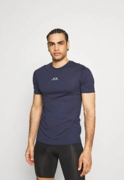 Oakley BARK NEW - T-Shirt Basic - Fathom/white