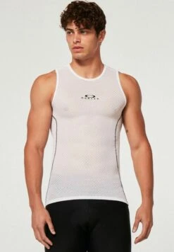 Oakley TANK ENDURANCE BASE LAYER SLEEVELESS - Cycling-Trikot - White