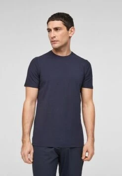 Oakley SHORT SLEEVE - T-Shirt Basic - Granatowy -Oakley da770ee329cc4ae792e125ee488fcbb8