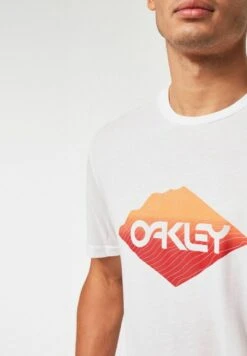 Oakley ROUGH EDGE B1B - T-Shirt Print - White -Oakley db5fe3a6c7fa4c41abd9eb28c0221d59
