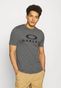 Oakley BARK - T-Shirt Print - New Athletic Grey