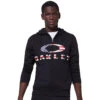 Oakley Bark Full-Zip Kapuzenjacke American Flag Herren -Oakley oakley bark fz hoodie 461643 01v gross