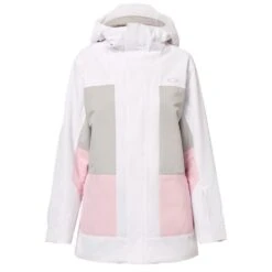 Oakley Beaufort RC Insulated Snowboardjacke White/Lunar Rock/Pink Flower Damen -Oakley oakley beaufort rc insulated foa500280 9n8 05 gross4Zj8jDTCAJBX3