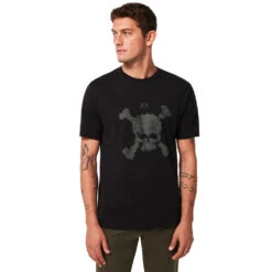 Oakley Camo Skull Tee Shirt Blackout Herren