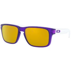 Oakley Holbrook XS Sonnengläser Translucent Purple/24k Iridium Kinder