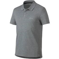 Oakley Link Poloshirt Athletic Heather Grey Herren