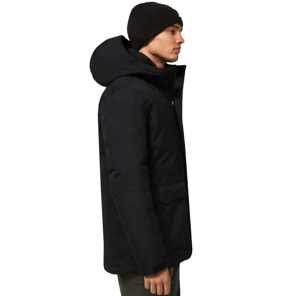 Oakley Long City Parka Mantel Blackout Herren 4 Oakley Long City Parka Mantel Blackout Herren – Bild 2