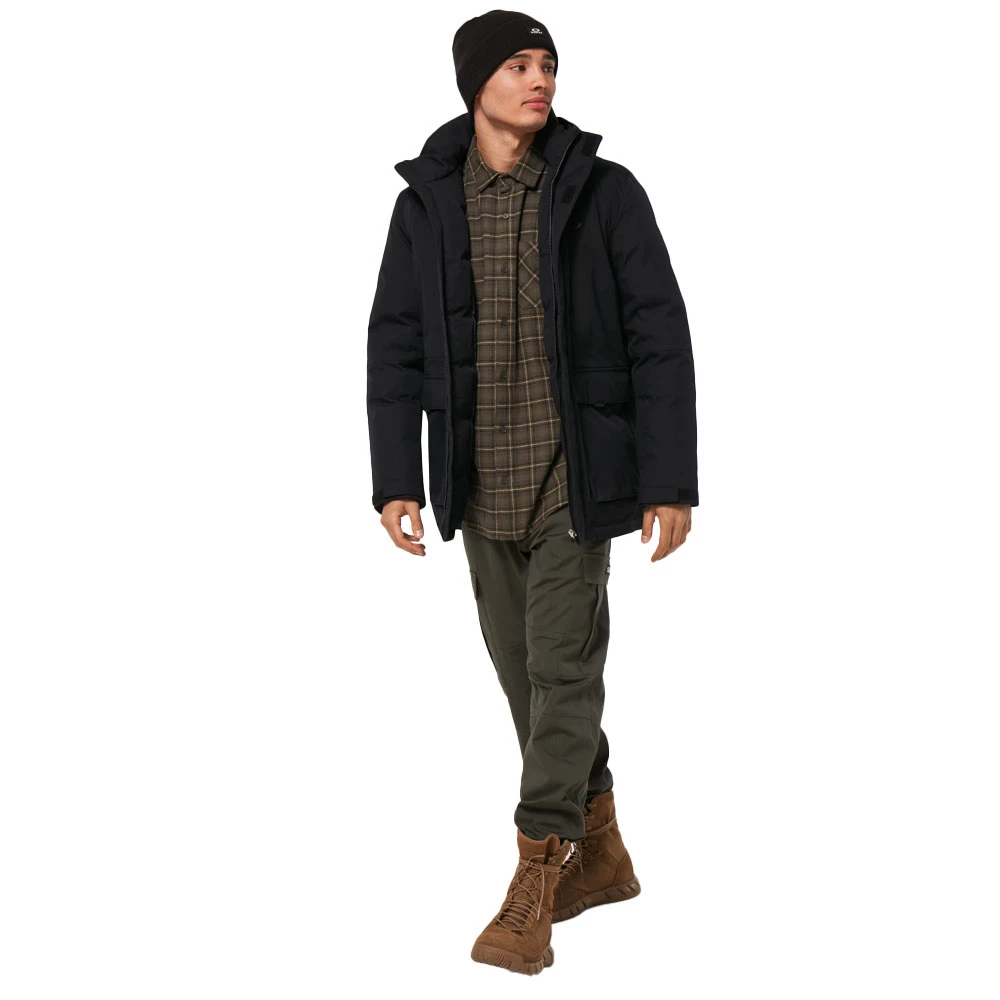 Oakley Long City Parka Mantel Blackout Herren 6 Oakley Long City Parka Mantel Blackout Herren – Bild 4