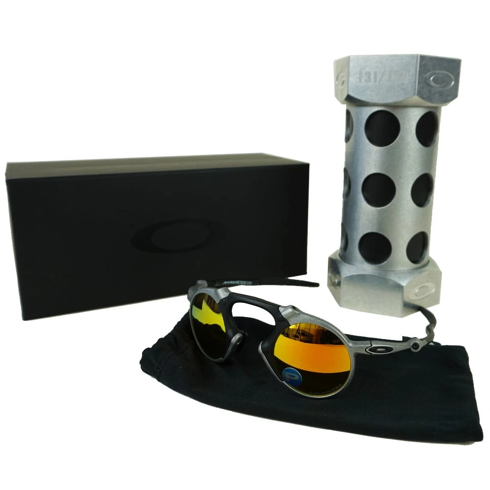 Oakley Madman Sonnenbrille X Raw/Fire Iridium Polarized Herren 7 Oakley Madman Sonnenbrille X Raw/Fire Iridium Polarized Herren – Bild 5