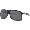 Oakley Portal Sonnenbrille Polished Black/Prizm Black Polarized Damen, Herren
