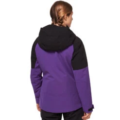 Oakley Camellia Insulated Skijacke Blackout/Deep Violet Damen -Oakley oaykley camellia insulated foa500011 9eg 02 gross