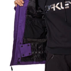 Oakley Camellia Insulated Skijacke Blackout/Deep Violet Damen -Oakley oaykley camellia insulated foa500011 9eg 04 gross