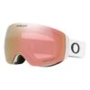 Oakley Flight Deck M Skibrille Matte White Mit Prizm Snow Rose Gold Iridium Glas