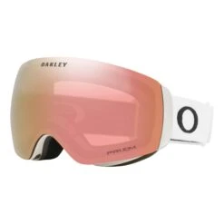 Oakley Flight Deck M Skibrille Matte White Mit Prizm Snow Rose Gold Iridium Glas