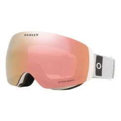 Oakley Flight Deck M Skibrille White Haze Mit Prizm Snow Rose Gold Iridium Glas