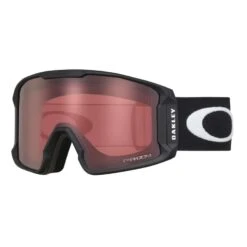 Skibrille Oakley Line Miner Mattschwarz Mit Glas Prizm Rose