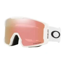 Oakley Line Miner L Skibrille Matte White Mit Prizm Snow Rose Gold Iridium Glas