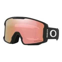 Oakley Line Miner M Skibrille Matte Black Mit Prizm Snow Rose Gold Iridium Glas