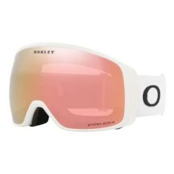 Oakley Flight Tracker L Skibrille Matte White Mit Prizm Snow Rose Gold Iridium Glas
