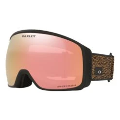 Oakley Flight Tracker L Skibrille Brown Habitat Mit Prizm Snow Rose Gold Iridium Glas