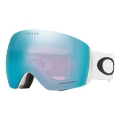 Oakley Flight Deck L Skibrille Weiß/schwarz Mit Prizm Snow Sapphire Iridium Gläsern