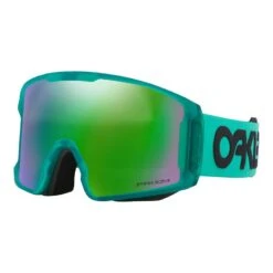 Oakley Line Miner L Skibrille Matte B1B Celeste Mit Prizm Snow Jade Iridium Glas