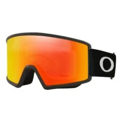 Oakley Target Line M Skibrille Matte White Mit Fire Iridium Glas