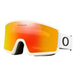 Oakley Target Line M Matte White Skibrille Mit Fire Iridium Scheiben