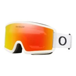 Oakley Target Line S Skibrille Matte White Mit Fire Iridium Glas